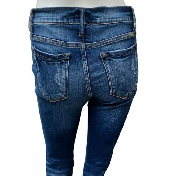 63558....Kancan Skinny Jeans Size 27, W26" 29"Inseam 8"Rise - Picture 4 of 5